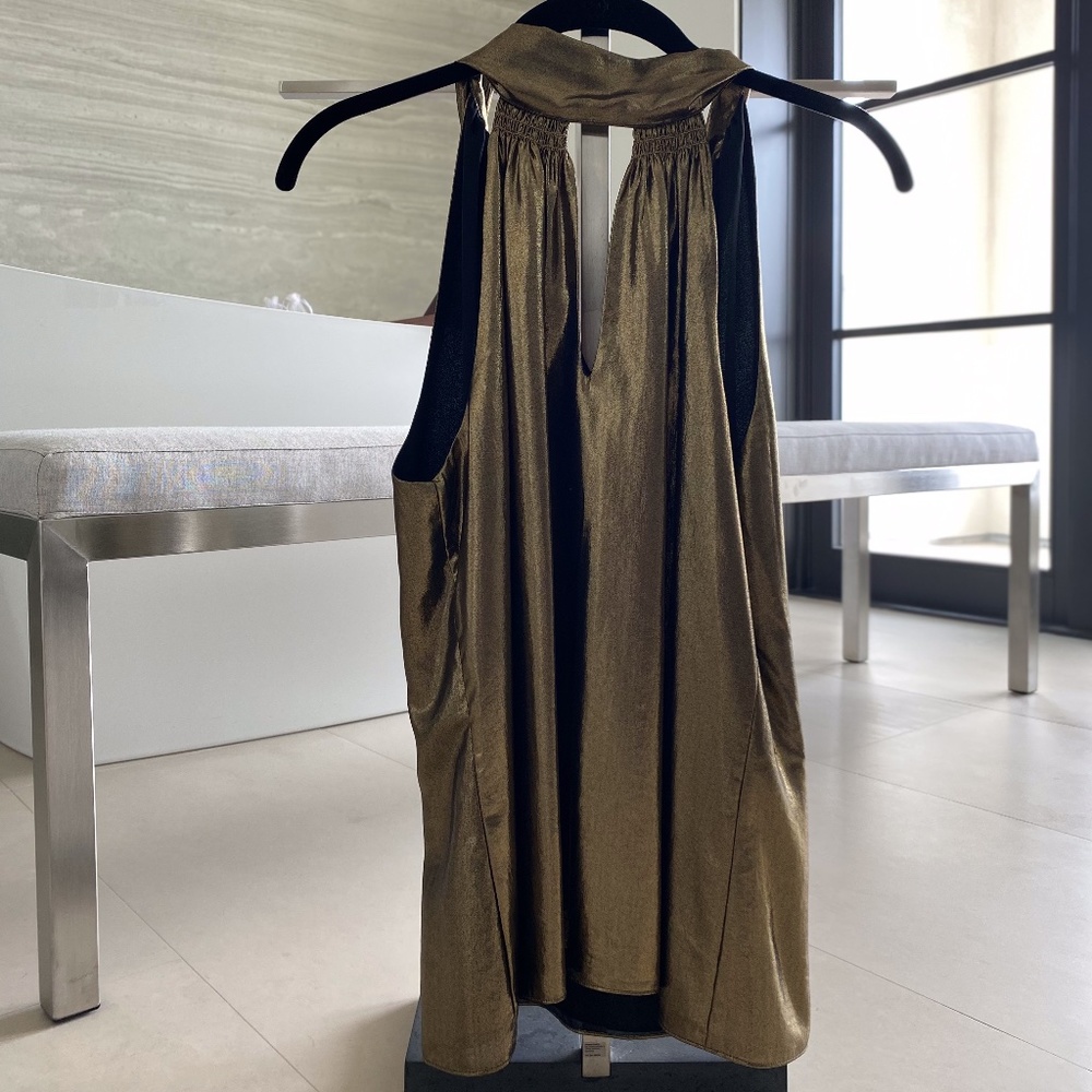 Gold Dressy Tank Top